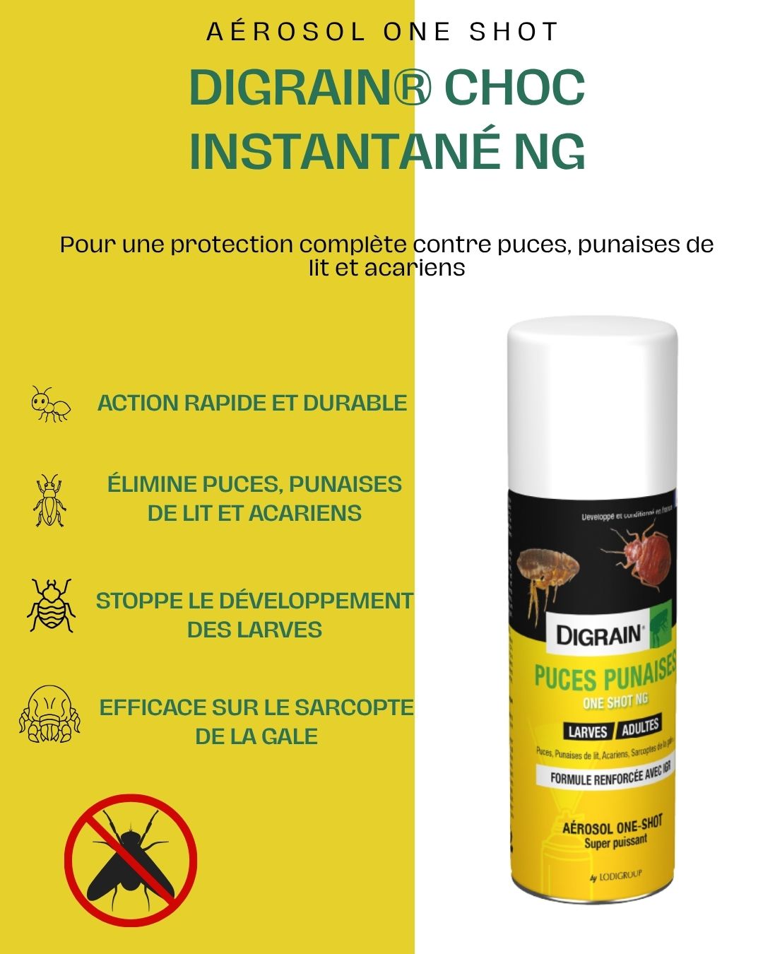 DIGRAIN® Puces Punaises One Shot NG