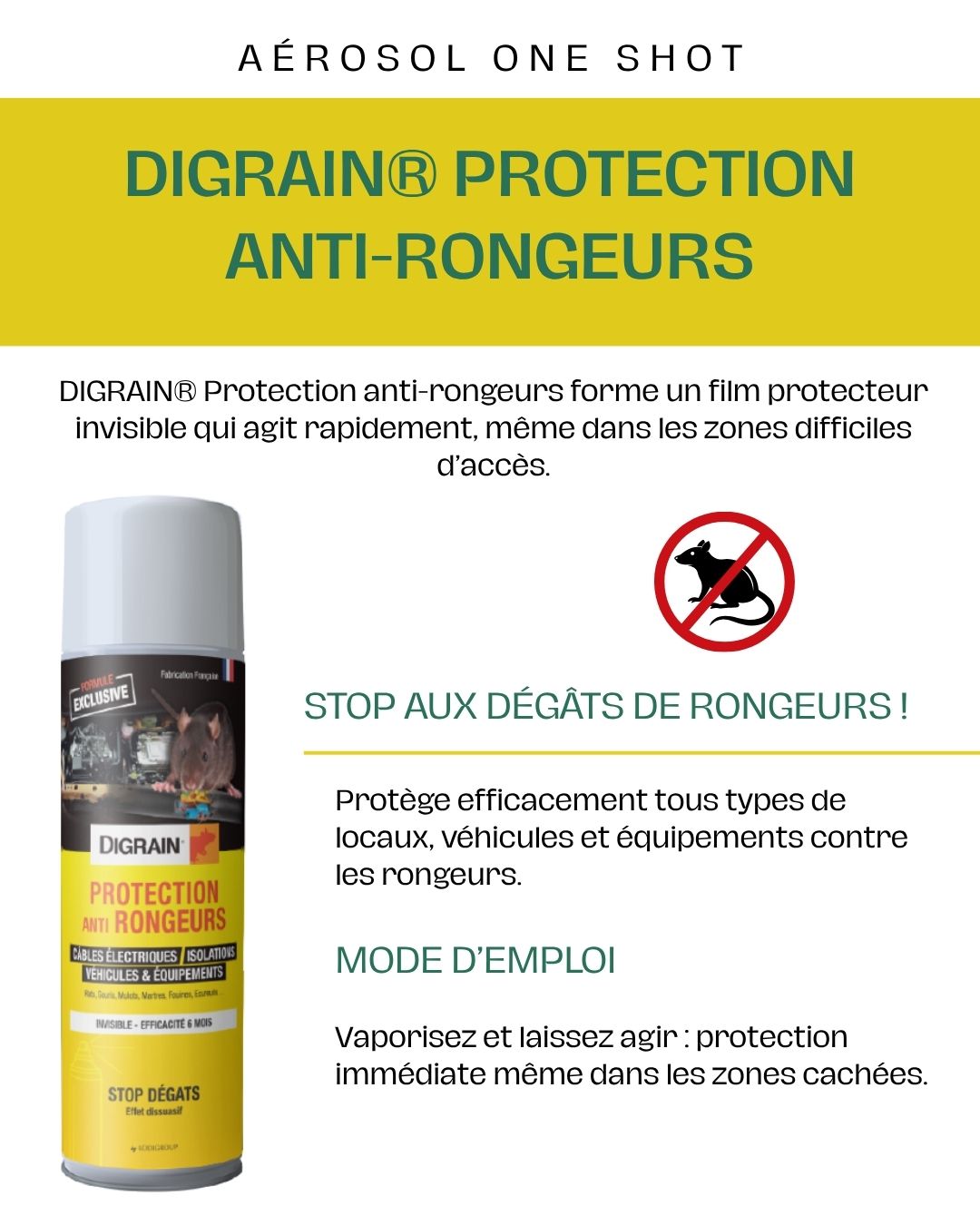 DIGRAIN® Protection anti-rongeurs